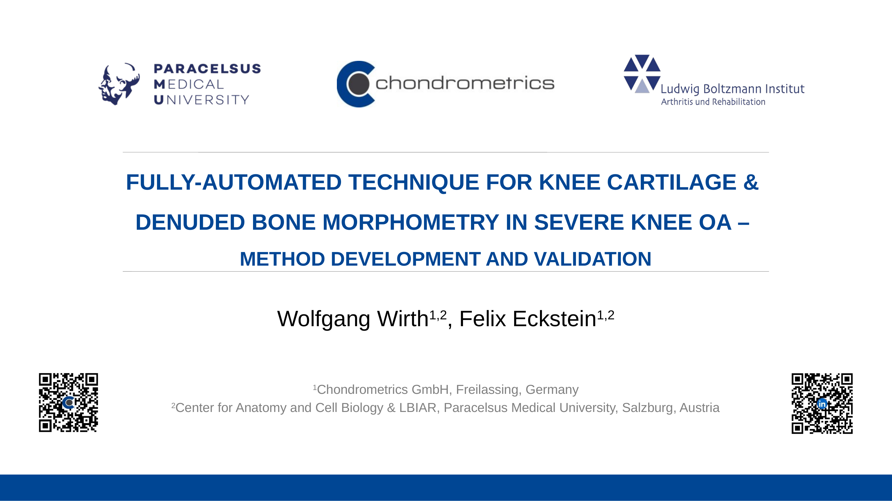 Automated Analysis of Cartilage